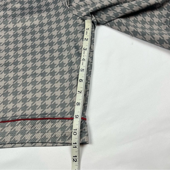 Nike Lebron James Mens Houndstooth Basketball Shorts Sz Medium Y2K Grey/Red C2 - Picture 8 of 9